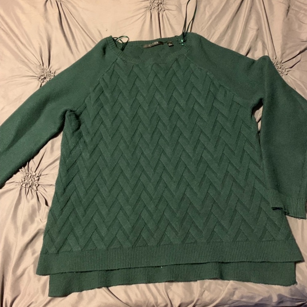 Green Cyrus sweater